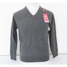 Yak Wolle V-Ausschnitt Pullover Langarm Pullover / Kleidungsstück / Kleidung / Strickwaren